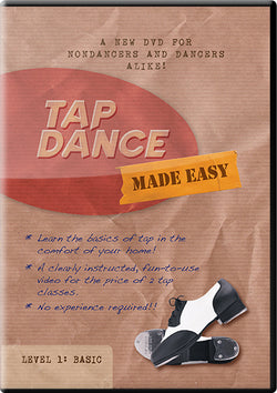 Streaming / Digital Download of Tap Dance Made Easy Vol 1: Basic (instant download)